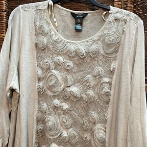NWT Beige Ali miles top